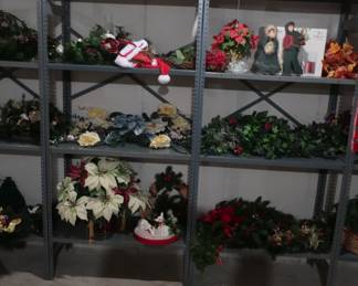 more  flowers and   floral  arrangements    Shelves are  also  for  sale.