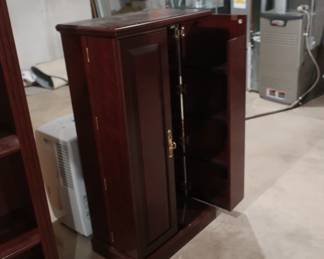 storage cabinet with shelves