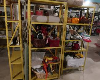 shelves,  holiday  decorations