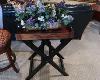 serving  table with  stand