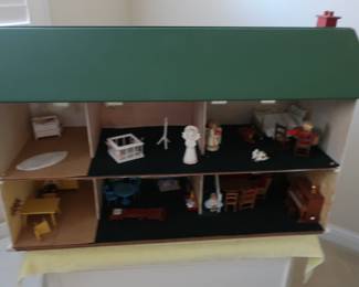 Doll house  and  furniture