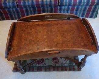 Butler  style  coffee  table. It  is 31"  x  22".