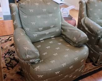    *   View  of second Jessica Charles chair.