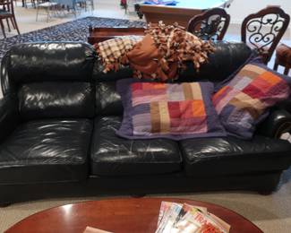 leather  sofa  (as  shown)