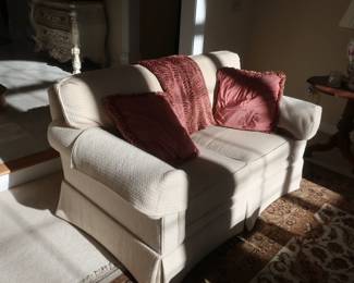 *  Sherrill loveseat.  It  is  62".      Price  is  295.00