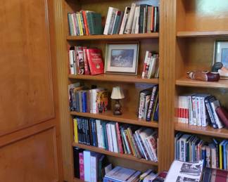 Books- see  prior  picture  for  types  of  books.  There  are  also  books  in  the  lower  level.