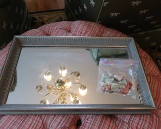 mirrored  tray