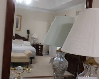 Beveled   mirror  probably  by  American  Drew