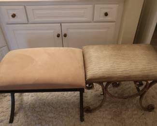 two  dressing  table  benches