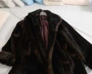 fur  coat -hip  length