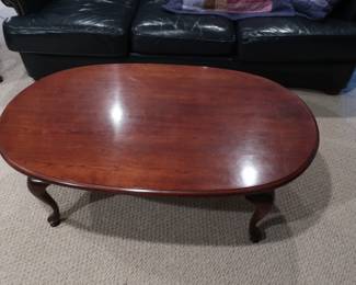 cherry queen  anne  coffee  table