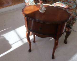 Small  oval  table  by  Drexel