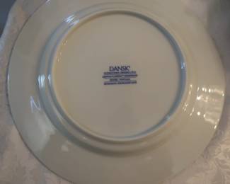 back  of  Dansk china