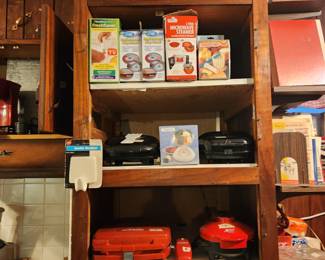 Kitchen cabinet top view 