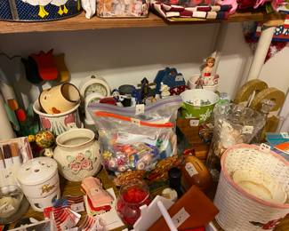 More decor & collectibles in bedroom 