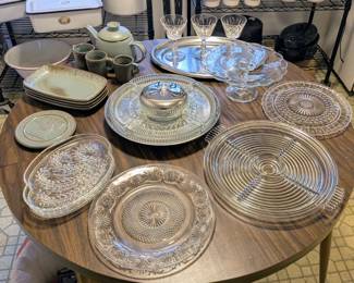 Vintage Serving Pieces & Frankoma Pottery 