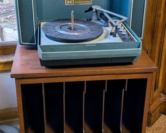 Sears Silverstone Suitcase Record Player