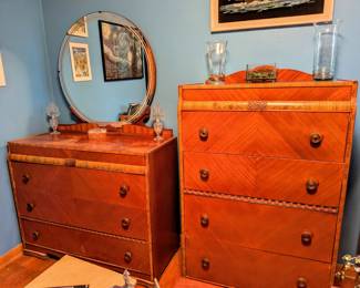 Art Deco Dresser Set