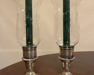 Sterling Silver Candle holders