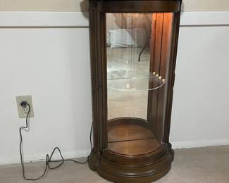 Butler lighted curio 