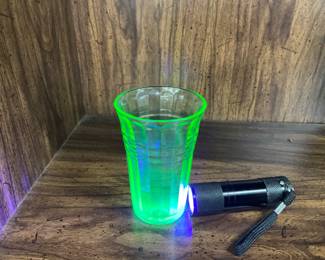 Green Uranium Glass