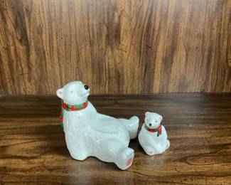 Polar Bear Salt & Pepper Shakers
