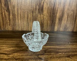 Princess House Crystal Basket 