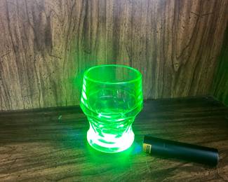 Uranium Green Glass - Small Glass