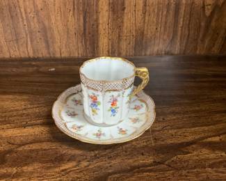 German Porcelain Cup & Saucer