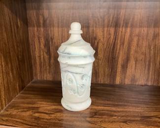 Marbled Chalk Covered Jar