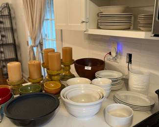 Pottery Barn candleholders