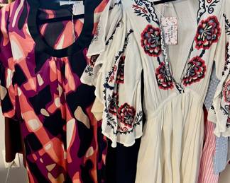 Orvis, J Crew, Trina Turk, Free People, Zara… many new with tags