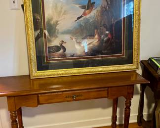 Vintage Tell City console.