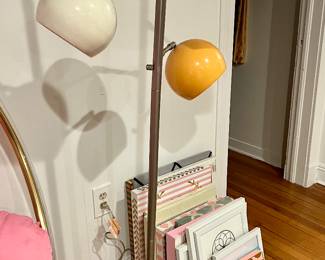Pottery Barn floor lamp and desk lamp