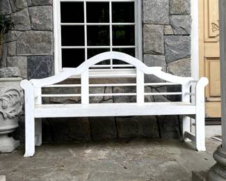 ENGLISH GARDEN BENCH, ALL WOOD