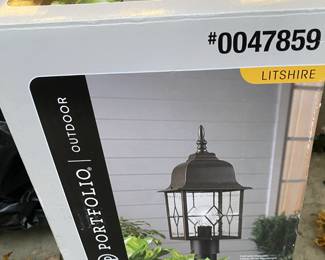 PORTFOLIO OUTDOOR POST LANTERN