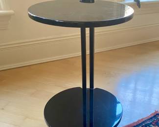 BLACK EBONY SIDE TABLE
