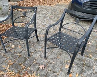 CAST ALUMINUM OUTDOOR CHAIRS (SET OF 6 IS AVAILABLE)