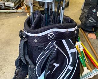 ASSORTED GOLF CLUBS , CALLOWAY, PING, AND OTHER BRANDS