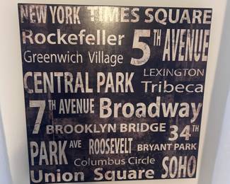 New York City canvas art