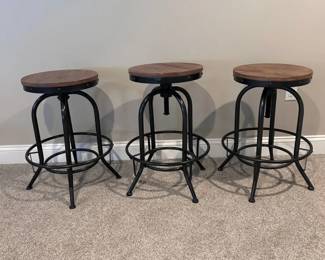 Farmhouse Industrial style bar stools