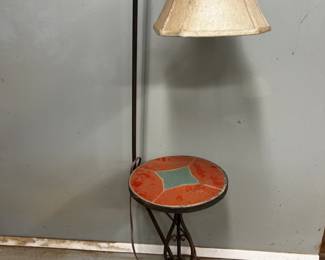 Vintage Table and Lampstand
