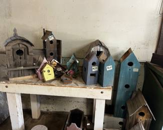 Unfinished Bird Houses