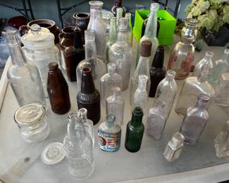 Vintage collectible bottles