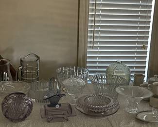 Crystal Bowls and Vases