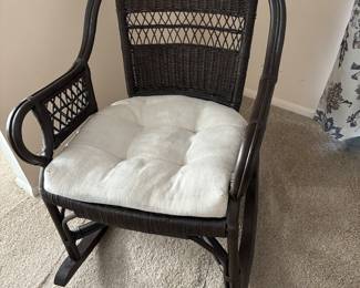 Rattan/Wicker Rocking Chair