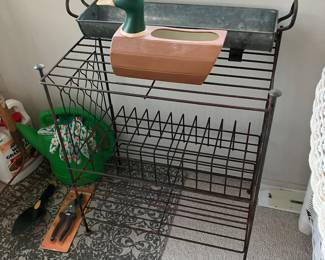 Vintage Metal LP Rack/ Stand
