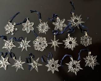 Swarovski Crystal Ornaments (all marked)