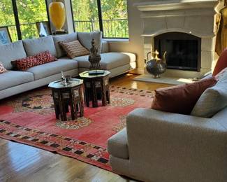 White Sofas Taken by Family. Everything else is available!