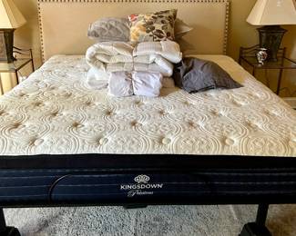 Kingsdown, Passion, King Size Mattress, King Headboard, and Leggett & Platt, Adjustable King Size Frame